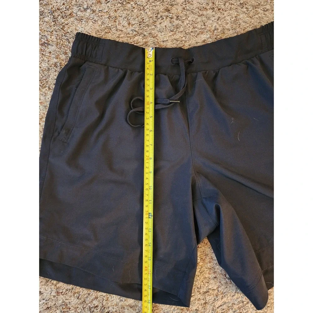 CALIA Women's Sz M Black Athletic Running Shorts Drawstring Waist Pockets